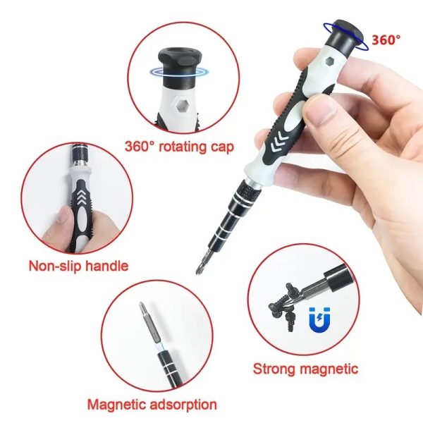 The Ultimate 115 in 1 Precision Magnetic Screwdriver Set