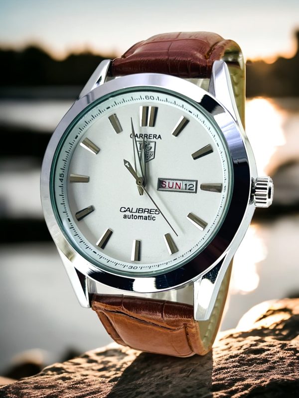Carrera Calibre 5 – Luxury Leather Strap Men's Watch